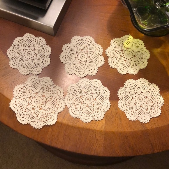 Other - Antique lace coasters
